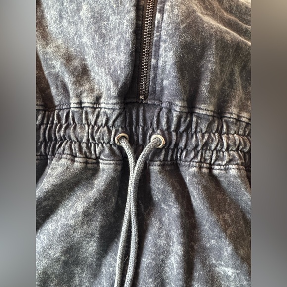 Fashion Nova Charcoal Navy  Found My Peace  Jumpsuit NWT XL - Picture 5 of 6